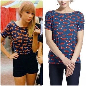 Anthropologie Postmark Fox Top